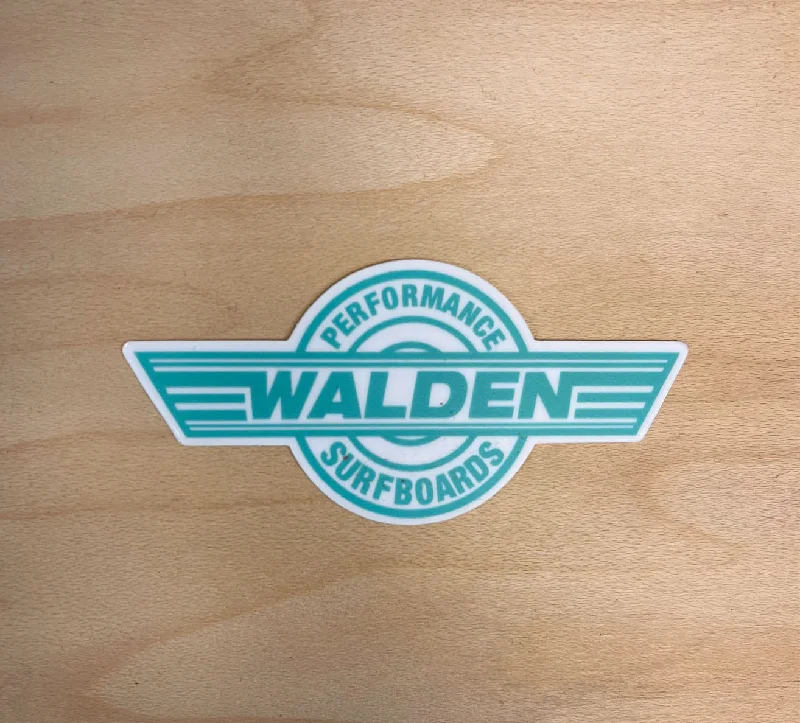 surfboard fins with reinforced construction-Walden Performance Stickers : sea foam