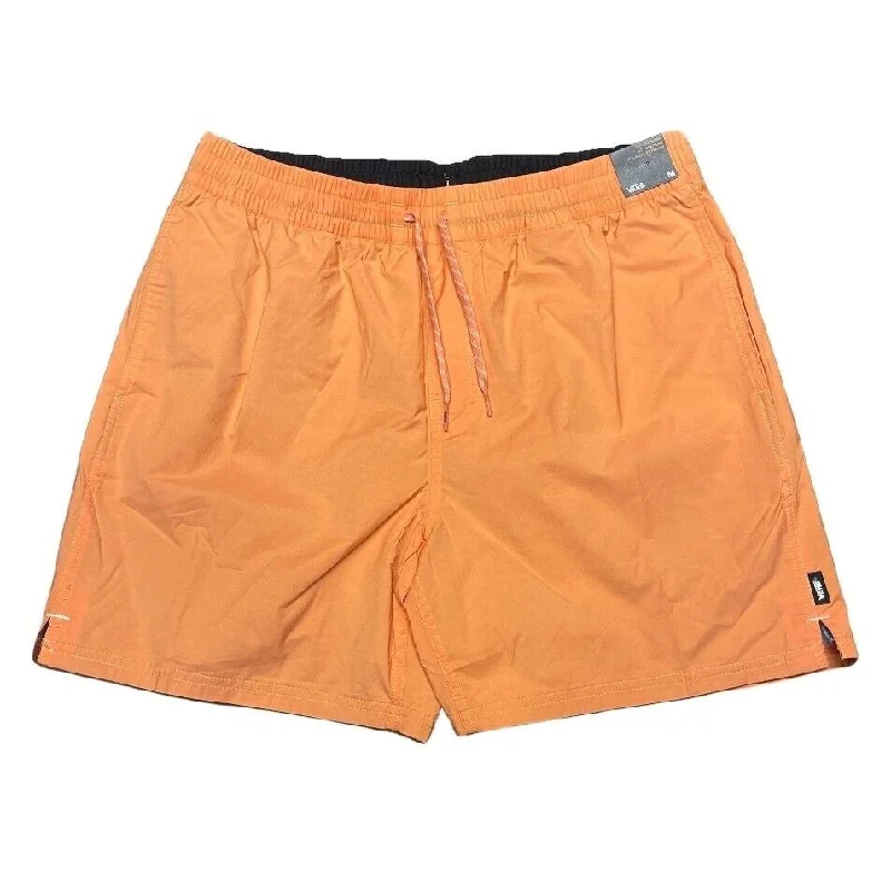 surfboards for smooth turns-Vans Primary Solid Elastic Boardshort Copper