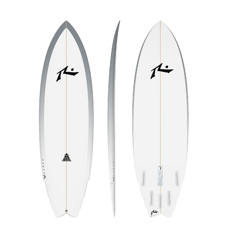 surf fins for powerful wave carving-Illuminati 5'10" x 20.25 X 2.5 - 33.60L, Triple Wing Swallow, 5x  Futures Fin Boxes, PU - ID:954558