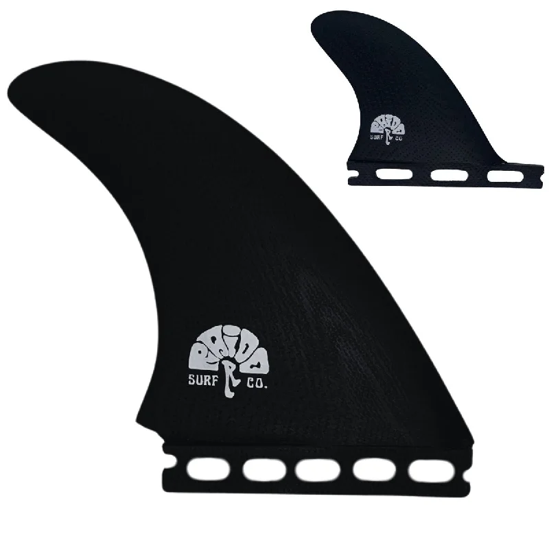 Dark Upright Twin Fin + Trailer Stabiliser