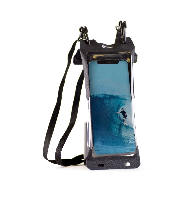 men’s surf jackets for cooler days-XL Waterproof Phone Case - Black