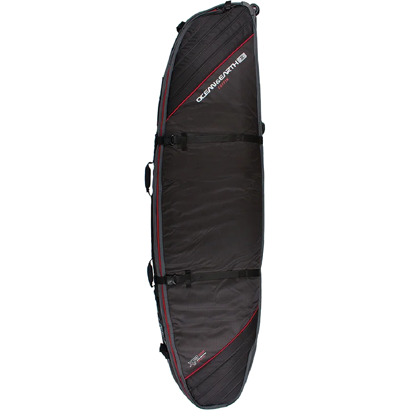 Ocean and Earth - Quad Wheel Short/Fish Cover 7'6" - Black/Red