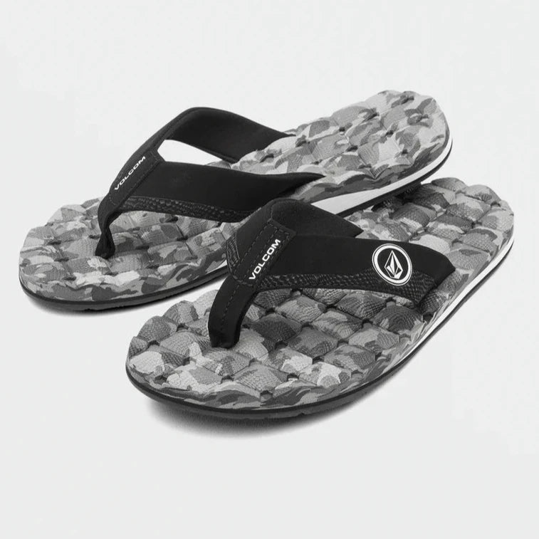 Volcom Recliner Men's Sandal - Grey Camo