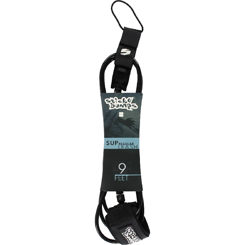 Sticky Bumps Sup Regular 9' Leash Black