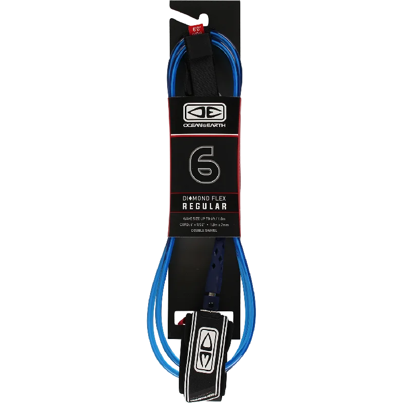 Ocean And Earth - Moulded Regular Surfboard Leash - Color Variation