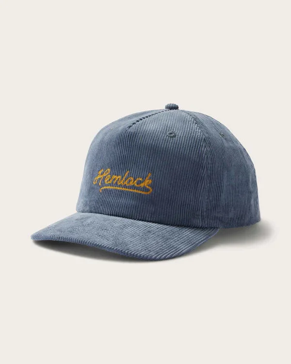 surfboards for high performance in all conditions-Hemlock Wesley 5 Panel Hat Dusty Blue