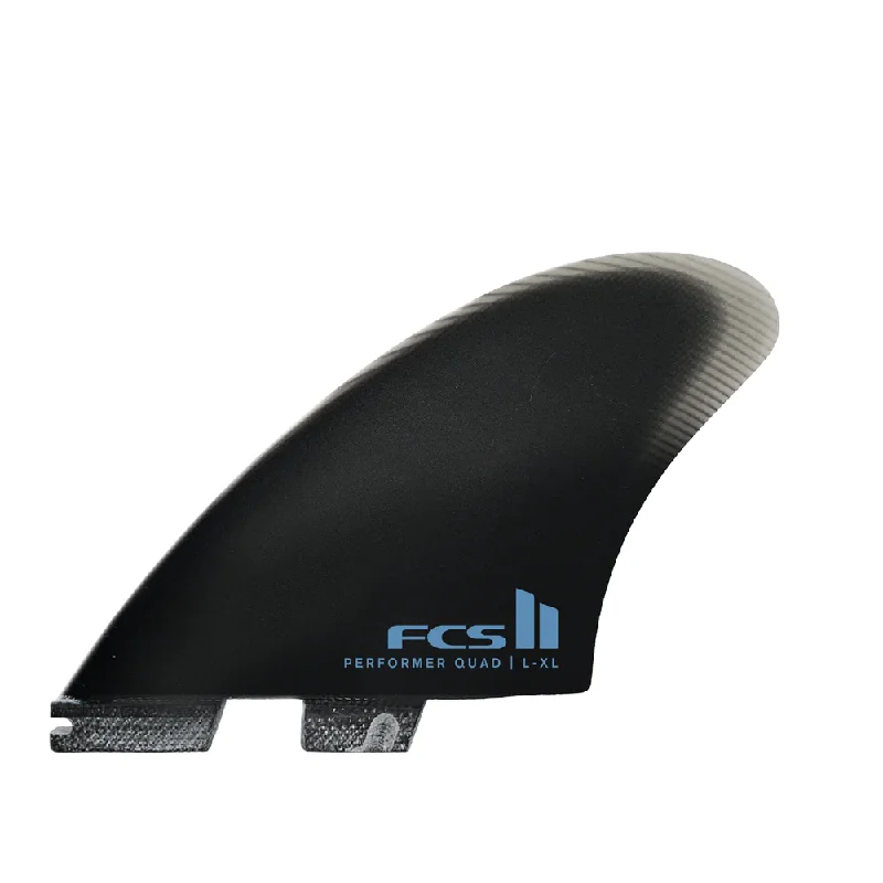 FCS II PERFORMER QUAD SPLIT KEEL PG L-XL - BLACK