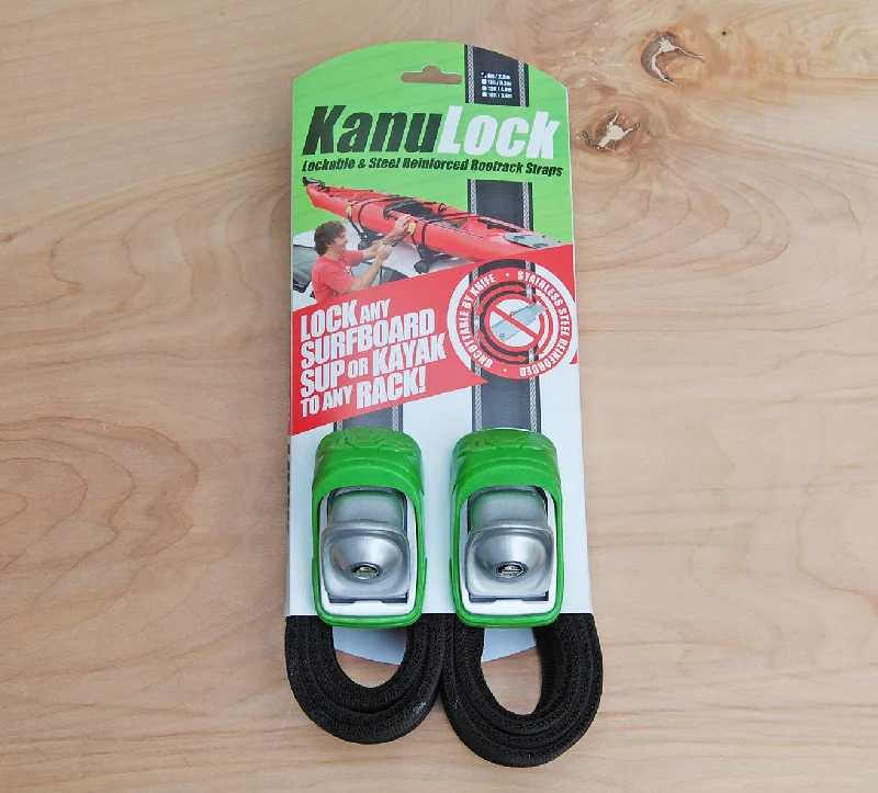 adjustable surf fins for control-Kanu Lock and straps 8 ft.