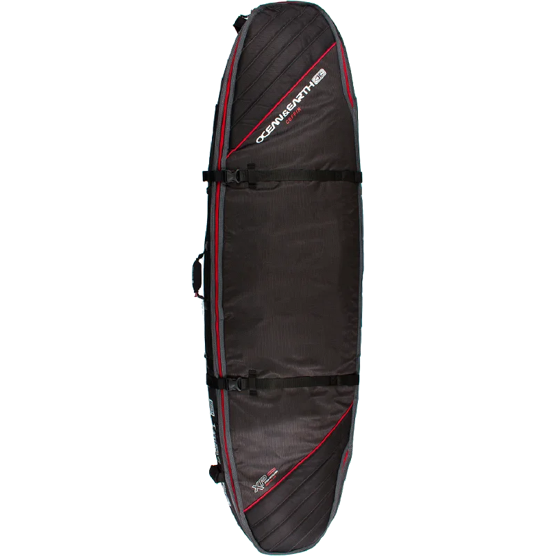 Ocean and Earth - Double Coffin Short/Fish Cover 6'6" - Black/Red