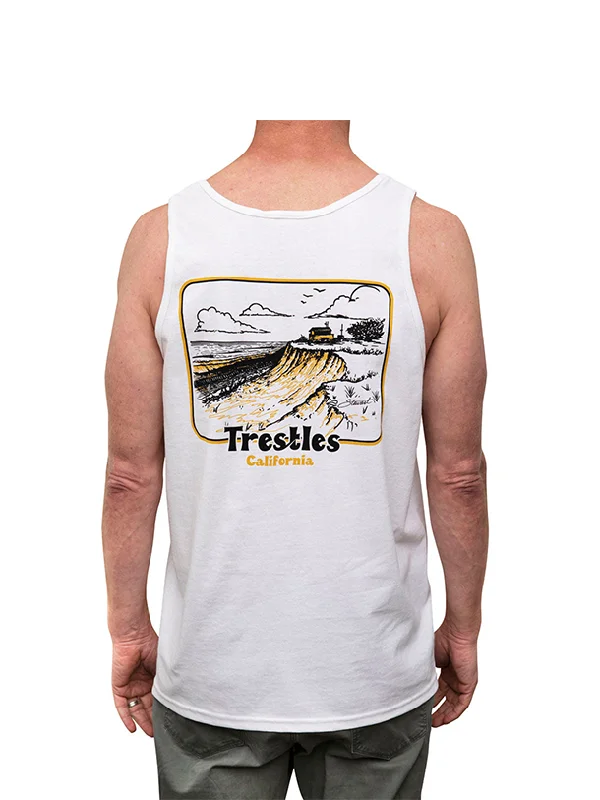 surf leggings for active surfers-Stewart Trestles Tank Top