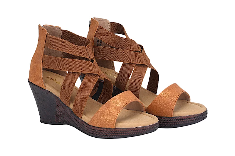 Ladies Gladiator Heel Sandal 911407