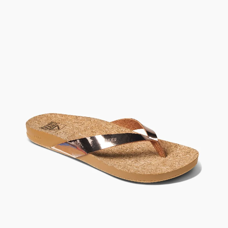 Reef Cushion Court Women's Sandals - Shiny Penny