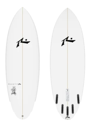 surf fins for maximum power-Dwart 5'7" x 20.37 X 2.57 - 33.00L, Double Wing Round, 5x  Futures Fin Boxes, PU - ID:926397