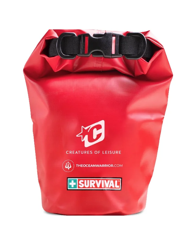 high-performance surfwear for men-Creatures Survival First Aid Kit-Red