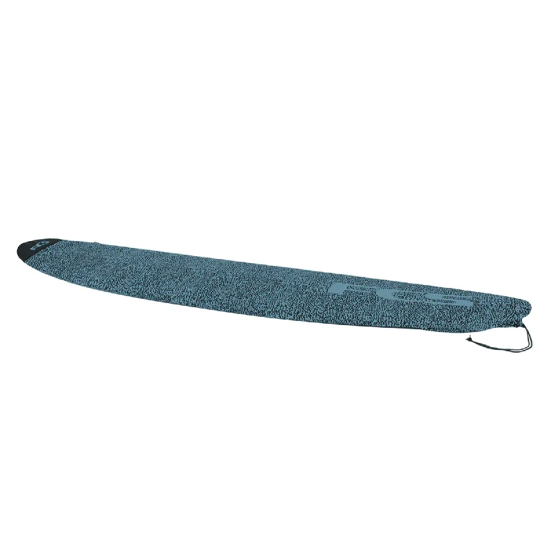 surf clothing with moisture-wicking technology-FCS Stretch Cover Longboard Sock - Tranquil Blue