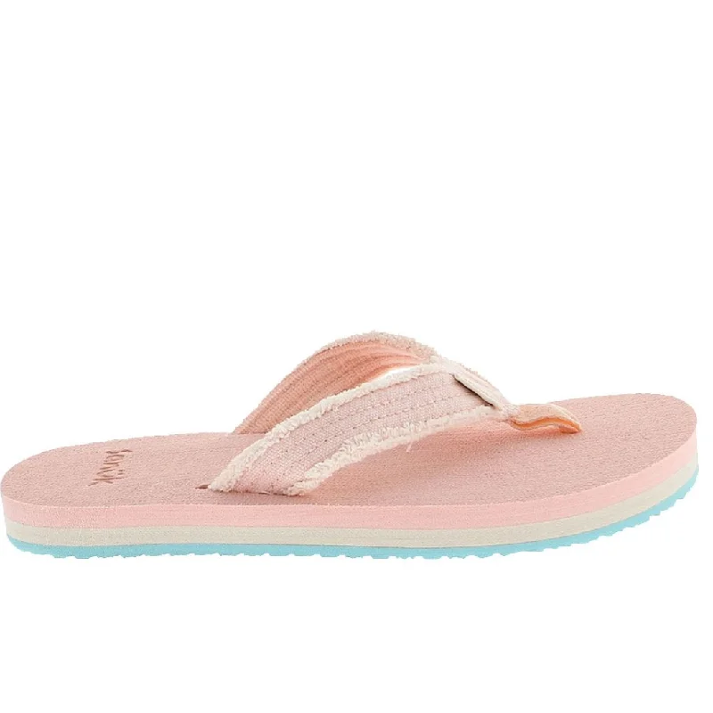 Sanuk Big Kids Sandals Fraidy Stacker 1119275Y-PSLT