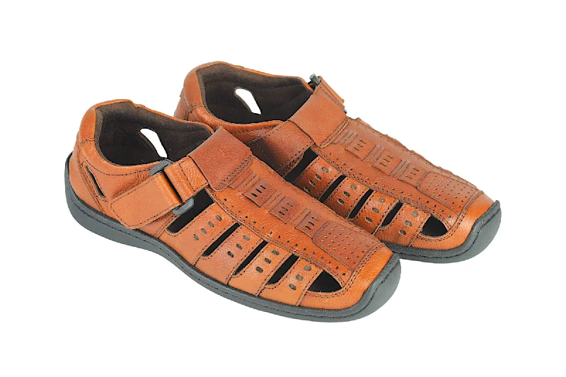 Mens Premium leather fisherman sandal 45866