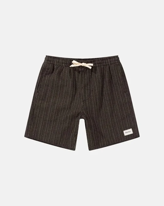 breathable surf clothes for hot weather-Linen Jacquard Stripe Jam