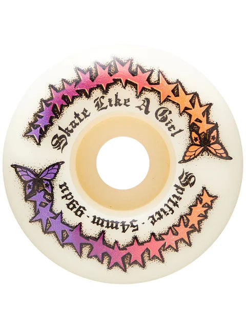 surfboards for better stability on turns-Spitfire Skate Like A Girl Evolution 54mm/99A