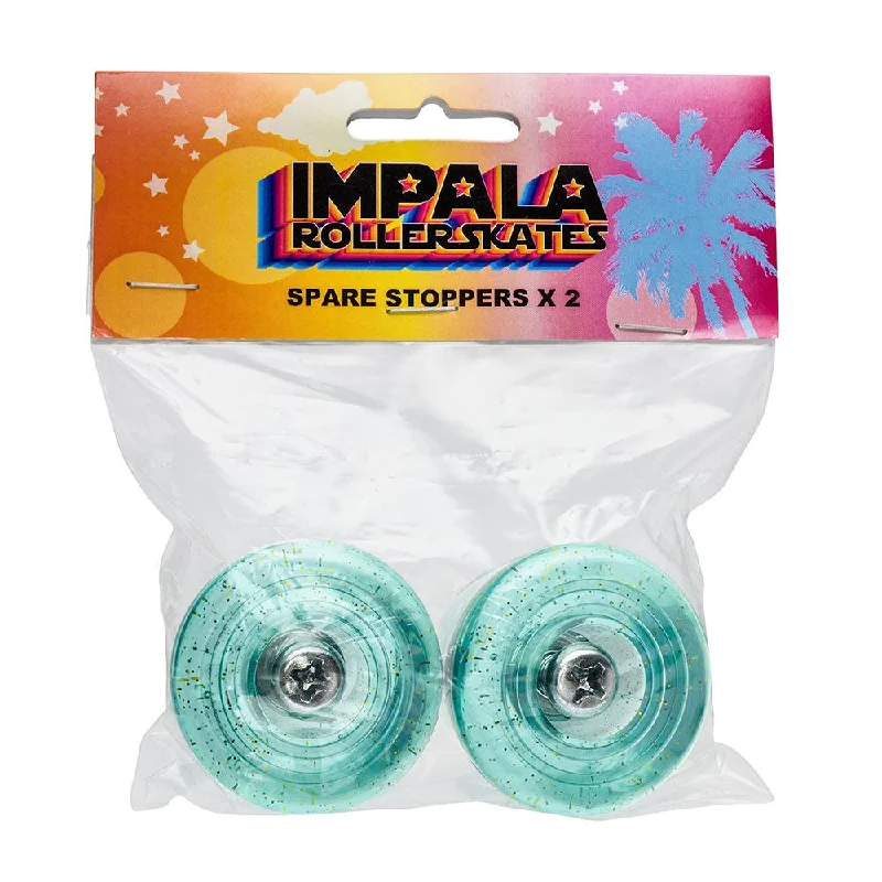 surf shoes for boardwalking-Impala Skate Spare Stoppers 2 Units Holographic