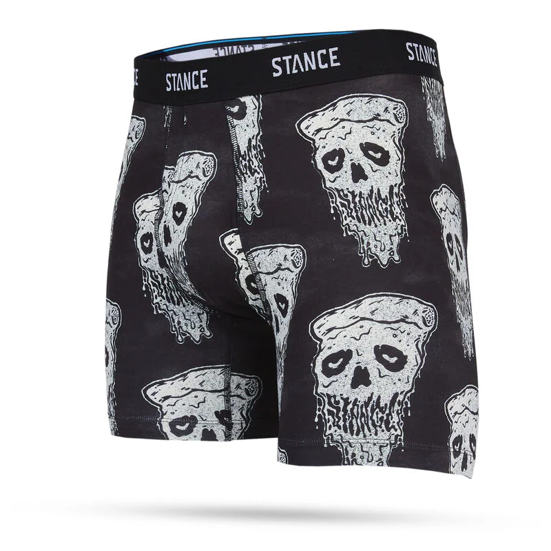 surfboards with high-speed potential-Stance Pizza Face Boxer Brief Black/White