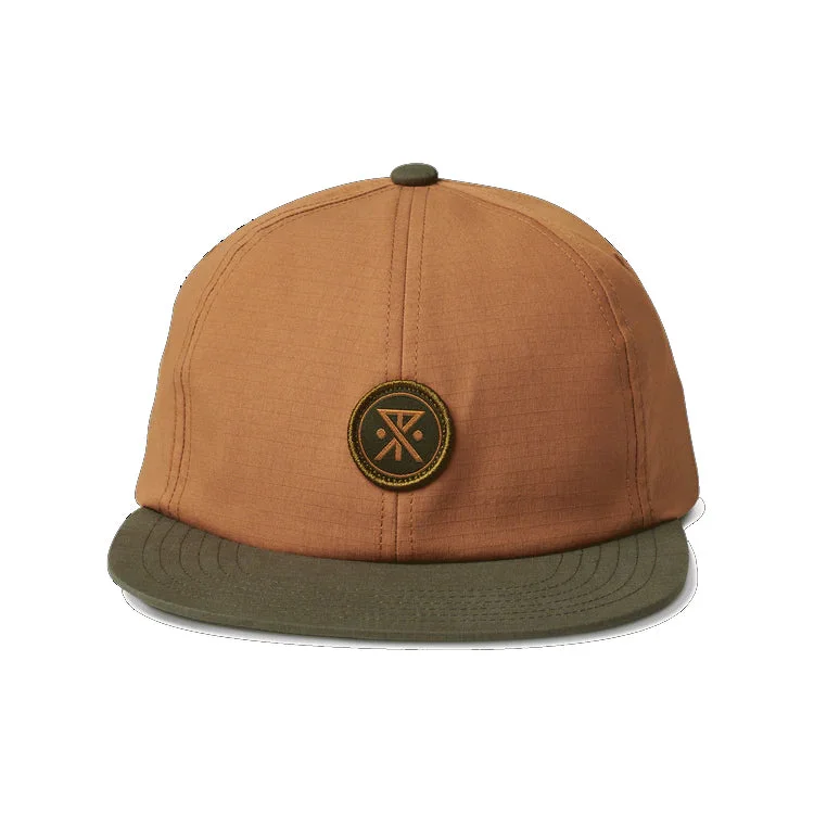 top-rated surfboards for travel-Roark Campover Hat Miltary/Pignoli