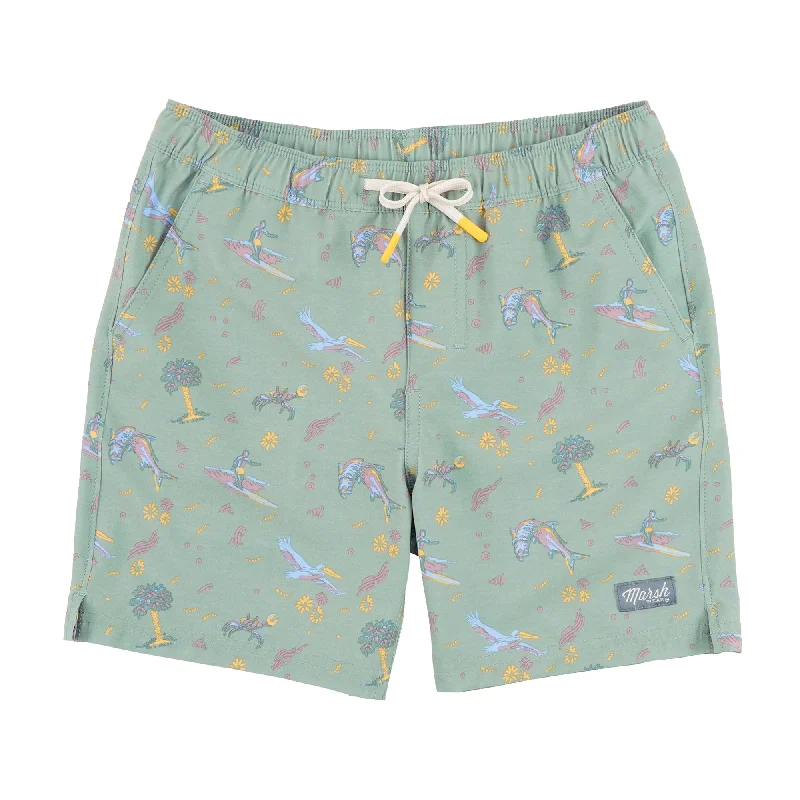 Marsh Wear Fulton Hagood Men's Volley Walkshorts - Lilypad