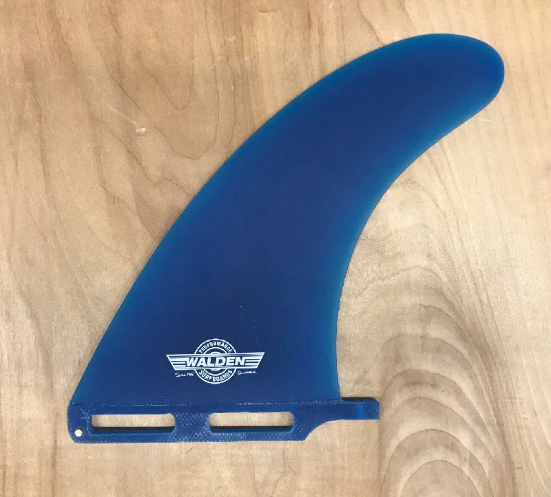 surfboard fins for aggressive carving-Walden Wide Base Fin - blue