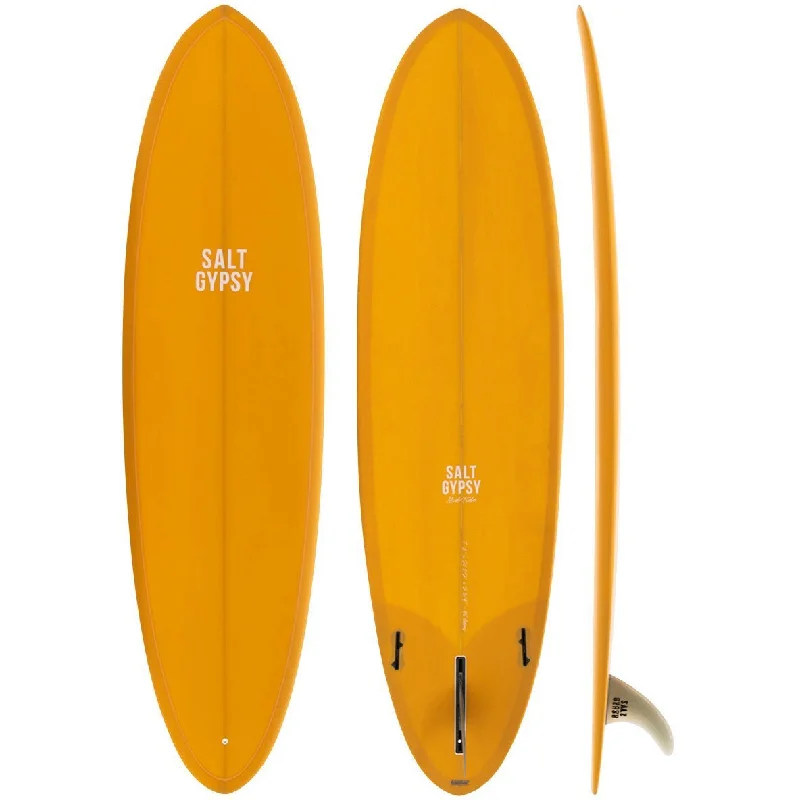 surfboards for expert surfers-SALT GYPSY MID TIDE 6'8" MUSTARD TINT