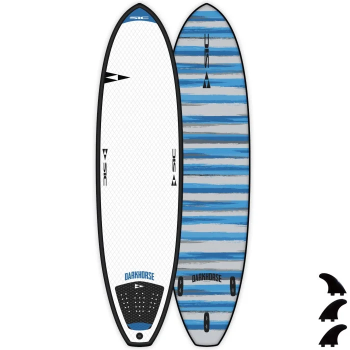 surfboards with great flexibility-SIC DARKHORSE BLUE 7'4" 2022