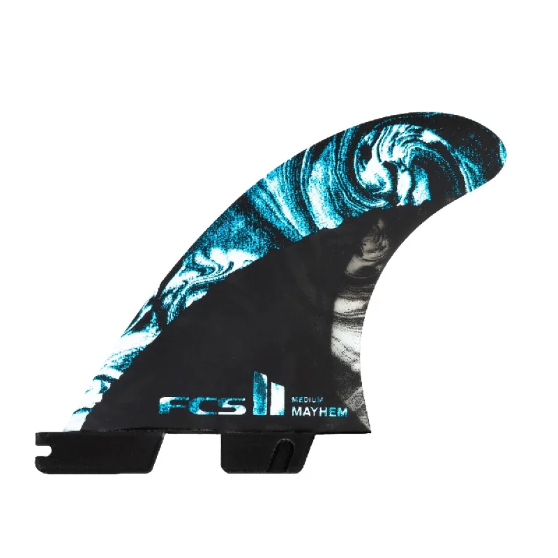 surf clothes for versatile use-FCS 2 MB PC Carbon Tri-Fin Set