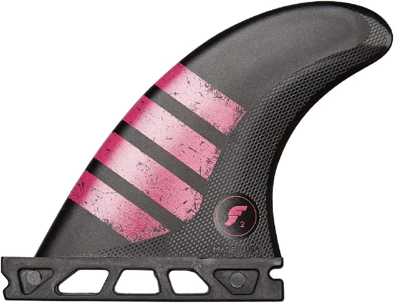 Futures F2 Alpha Size XS Pink Thruster Fin Set