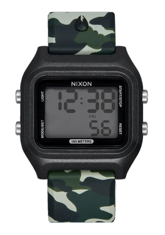 surfboards with great grip-Nixon Ripper Black/Camo Watch