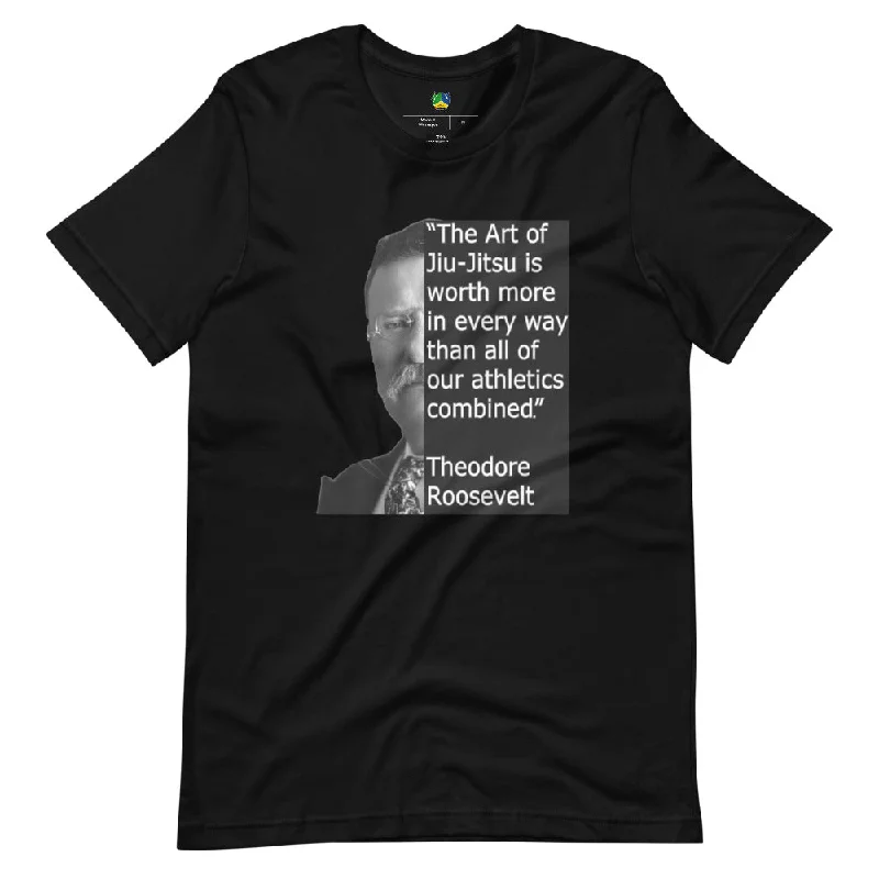 surf dresses for casual beach wear-SSBJJ "Quotes" Series Jiu-Jitsu Short-Sleeve T-Shirt (Made in USA)