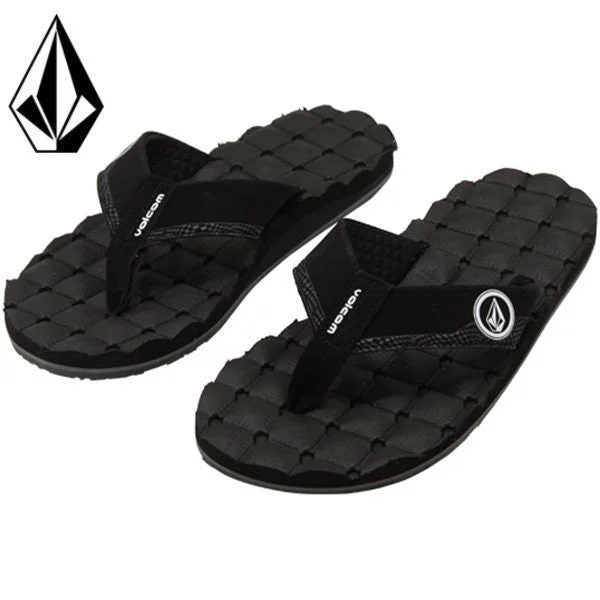 Volcom Recliner Men's Sandal - Black White