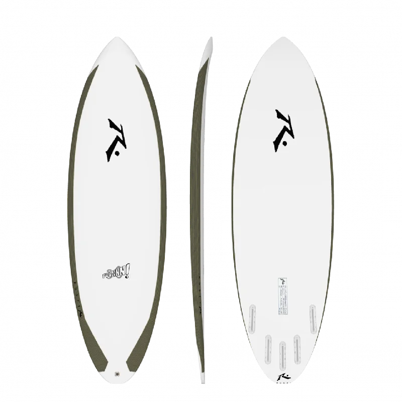 carbon fiber surf fins-So Fun 5'10" x 20.5 X 2.55 - 35.00L, Round, 5x  Futures Fin Boxes, EPS - ID:926164