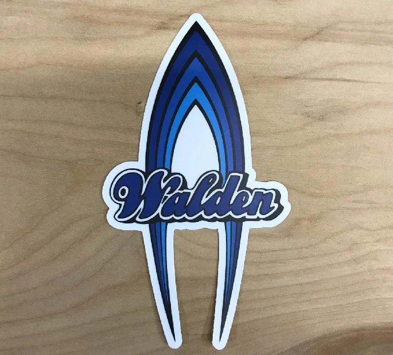 wide surf fins for added stability-70's Arrow Sticker