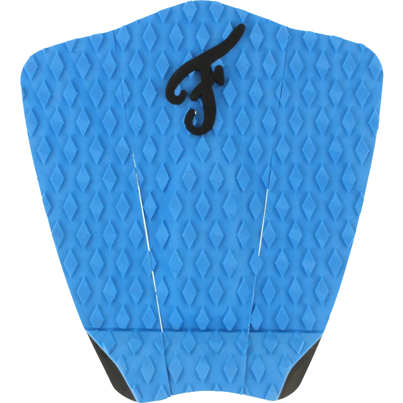 Famous Deluxe F3 Blue Surfboard Traction Pad - 3 PIECES