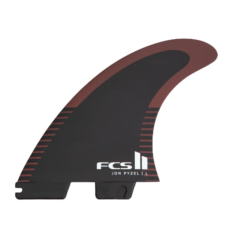 surf clothing with moisture-wicking technology-FCS 2 Pyzel PC Tri-Fin Set Black-Shiraz L