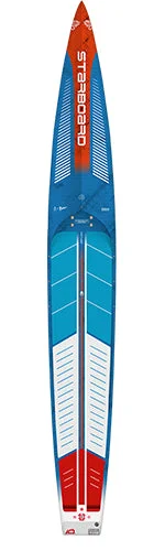 surfboards for quick paddling-2025 STARBOARD 14’0” x 21.5” GEN R BLUE CARBON SANDWICH SUP BOARD WITH CARRYING CASE