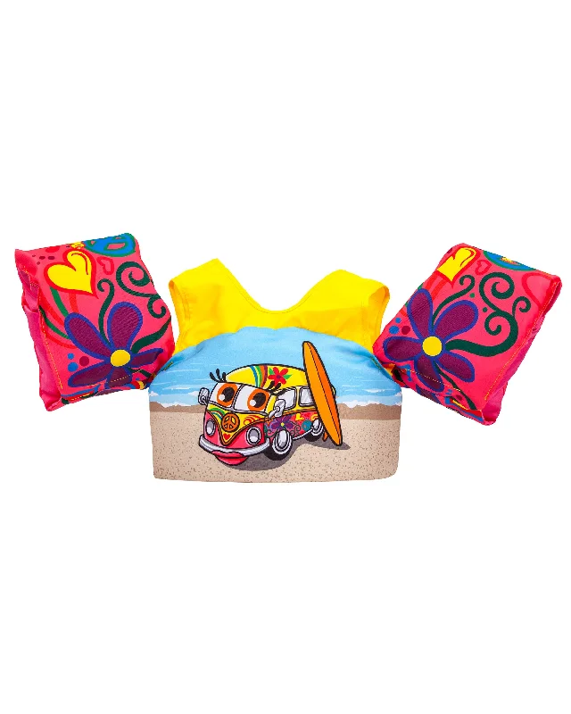 thermal surf suits for winter-Paddle Pals Child's Swim Vest - Surf Van