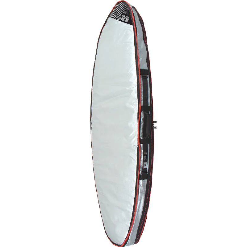 Ocean and Earth - Barry Basic Double Shortboard Cover 6'4" - Silver