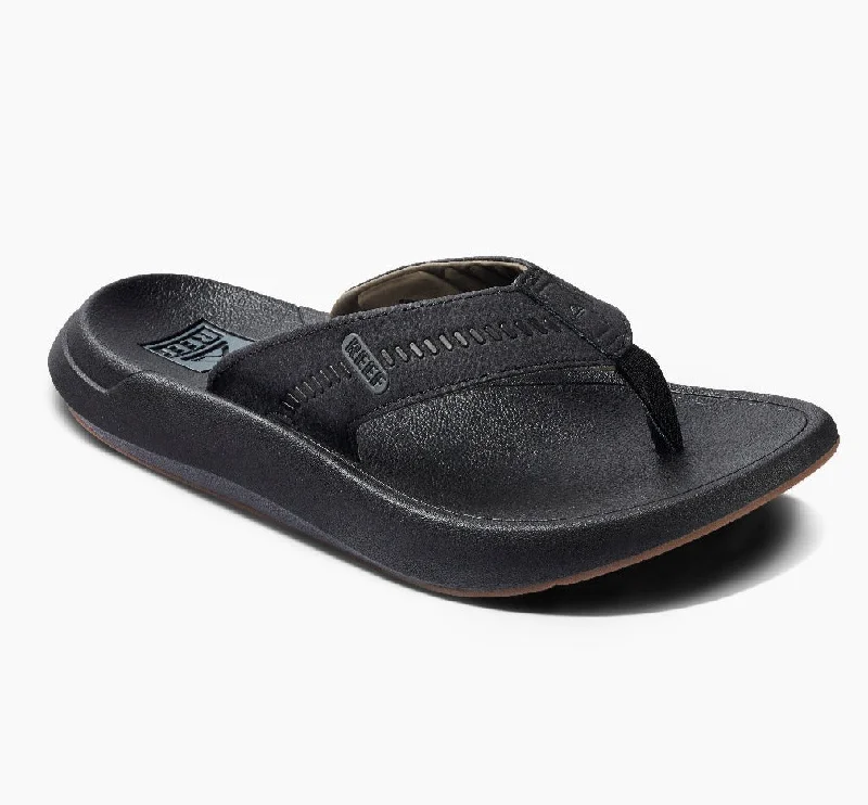 Reef Swellsole Cruiser Super Cushion Sandals - Black