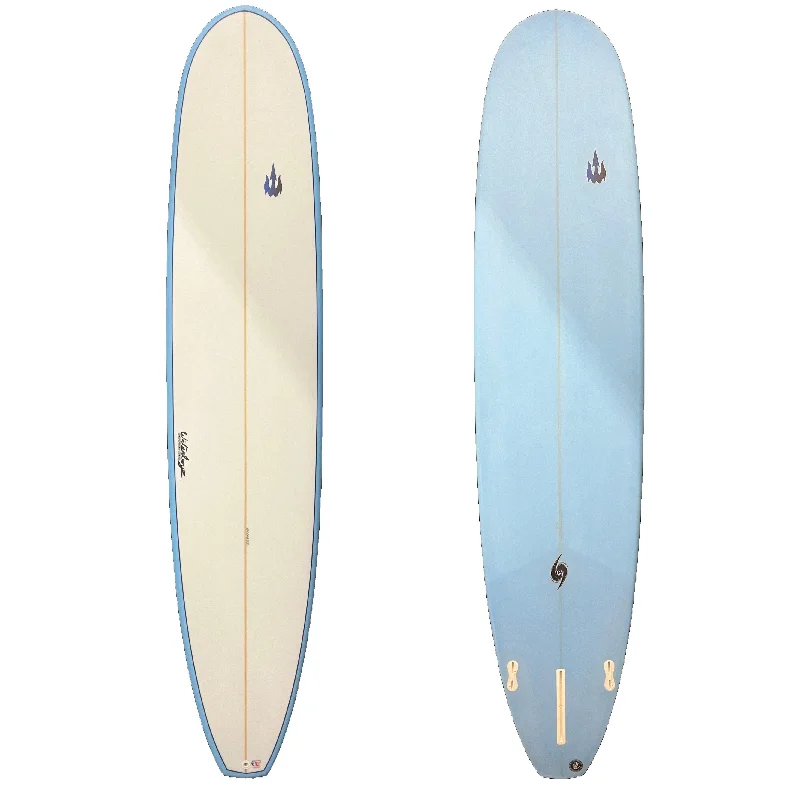 surfboards with reinforced durability-WBZ 8'10" Per Funmance Longstick Blue Hull/Rails