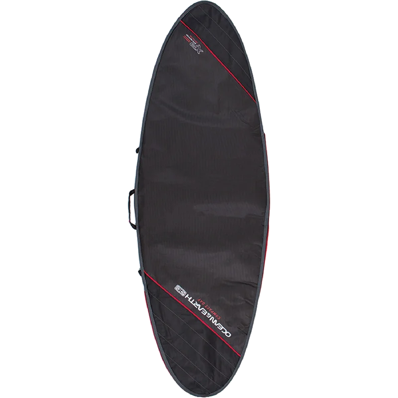 Ocean and Earth - Compact Day Fish Cover 7'8" - Black/Red