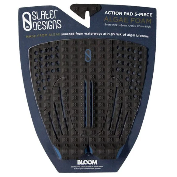 Deck pads - Slater Designs - 5 Piece Action Pad (with Arch) - Black/Blue