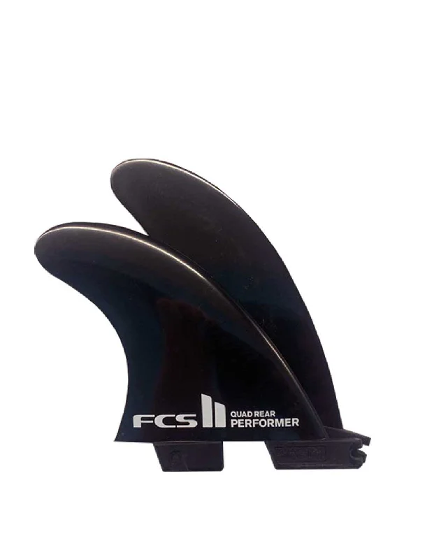 surf fins for sharper turns-FCS2 Performer Quad Rear Fin Set