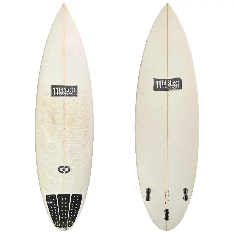 surfboards for long rides on big waves-11th Street Go2 5'9 Consignment Surfboard - FCS II