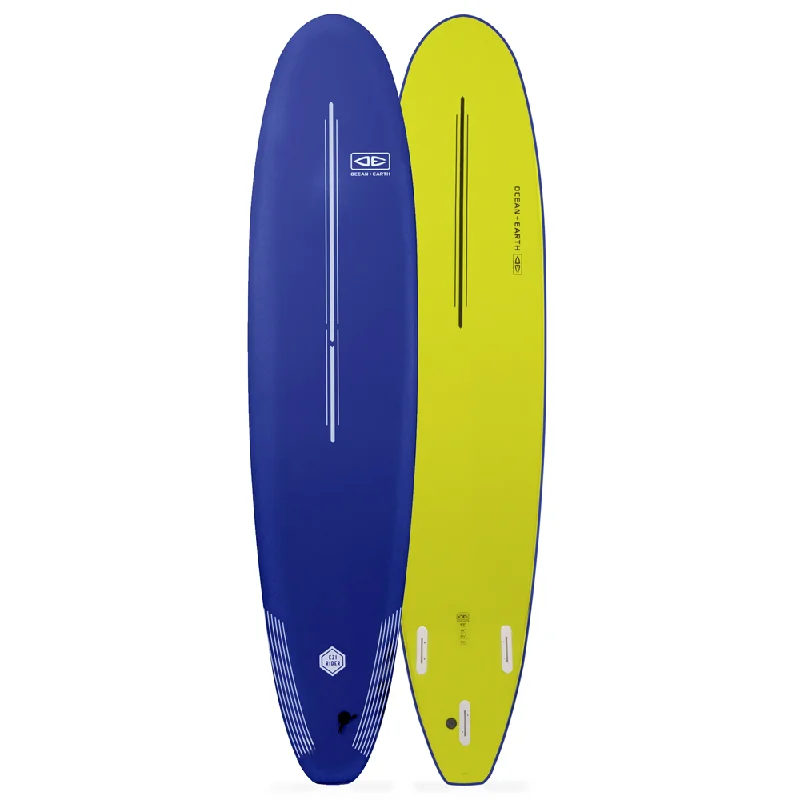 surfboards with adjustable footstraps for control-O&E EZI RIDER SOFTBOARD 9'0 93L