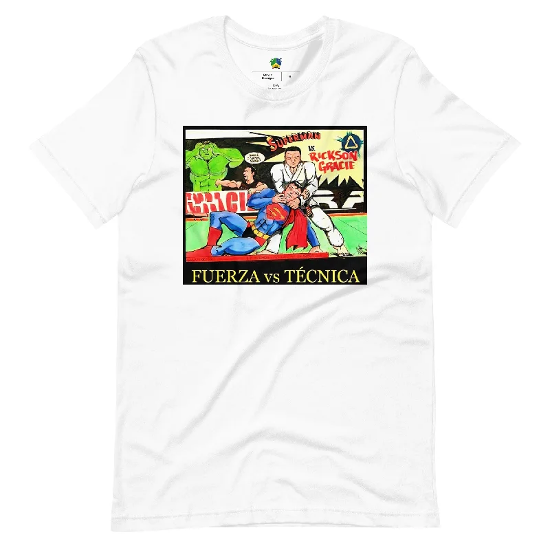 surf dresses for casual beach wear-SSBJJ "Rickson VS Superman " Short-Sleeve T-Shirt (Made in USA)